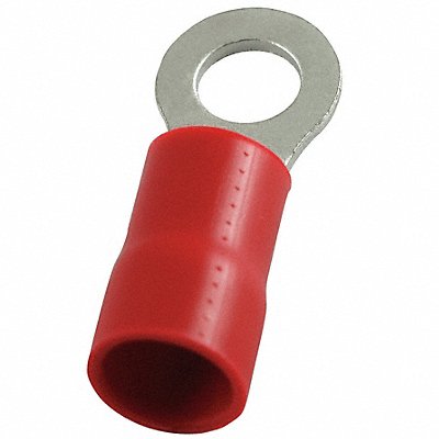 POWER FIRST 5WHA6 Ring Terminal Red 8 AWG 8 AWG PK25