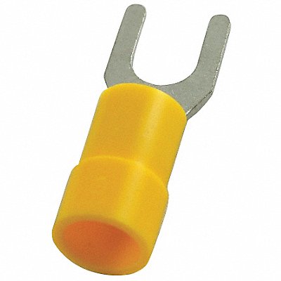 POWER FIRST 5WHE9 Fork Terminal Tin Copper Yellow PK50