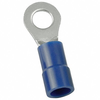 POWER FIRST 5WHG4 Ring Terminal Blue 16 AWG 14 AWG PK100