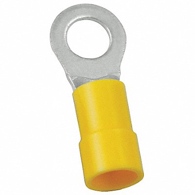 POWER FIRST 5WHG5 Ring Terminal Yellow 12 AWG 10 AWG PK50