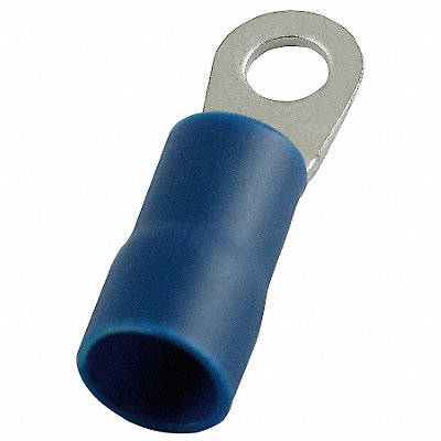 POWER FIRST 5WHG7 Ring Terminal Blue 6 AWG 6 AWG PK20