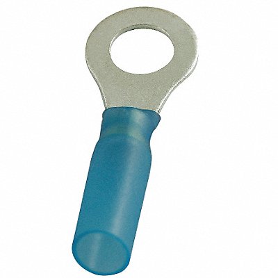 POWER FIRST 5WHH8 Ring Terminal Blue 16 AWG 14 AWG PK25