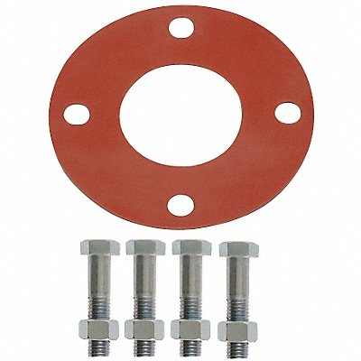 GRAINGER GSFFG10 Gasket Full Face 10 In 1/8 In Thick SBR