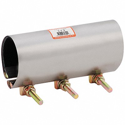GRAINGER 330109 Repair Clamp 3 Pipe Size Partial Cov 9 L