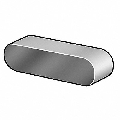 GRAINGER WWG37012 Machine Key Oversized Stl 3 L