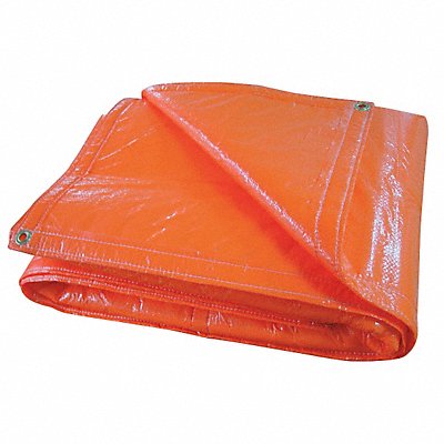 GRAINGER 5WUE7 Tarp Polyethylene 12 Hx20 W Ft Orange