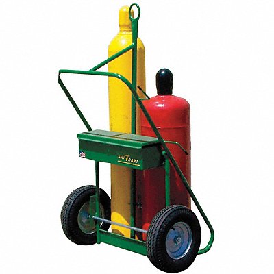 SAFTCART 55216 Cylinder Hand Truck 780lb 62 x35 x12-1/2