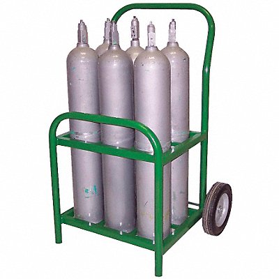 SAFTCART MDE6 Cylinder Trolley 21 in W 250 lb.