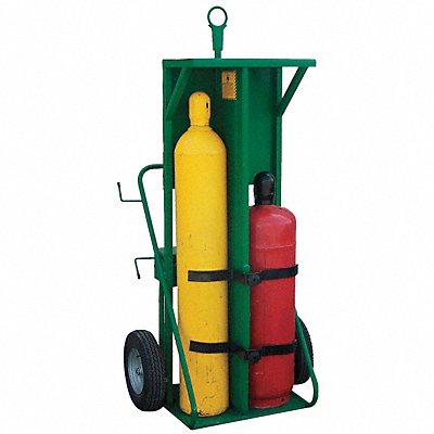 SAFTCART 55216HFW Cylinder Hand Truck 780lb 66 x35 x12-1/2