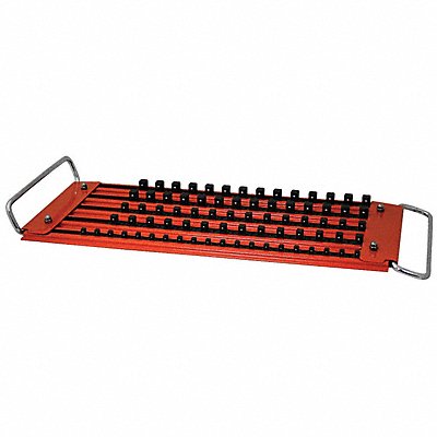 WESTWARD 5WXR3 Socket Tray Red Steel