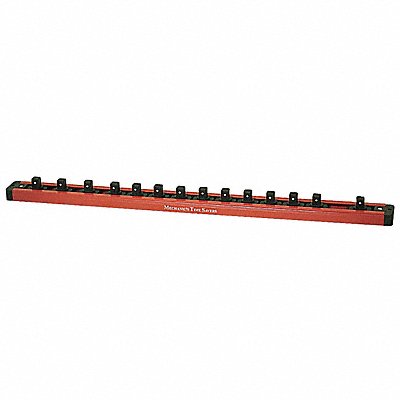 WESTWARD 5WXR5 Socket Holder Red Aluminum