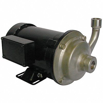 DAYTON 5WXT1 Centrifugal Pump 316SStl 3P 3/4in 1/2hp 38gpm
