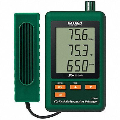 EXTECH SD800 CO Meter 32 F to 122 F LCD