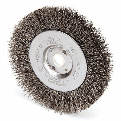 WEILER 93118 Crimped Wire Wheel Brush Arbor Hole 1EA