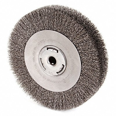 WEILER 93123 Crimped Wire Wheel Brush Arbor 8 In.