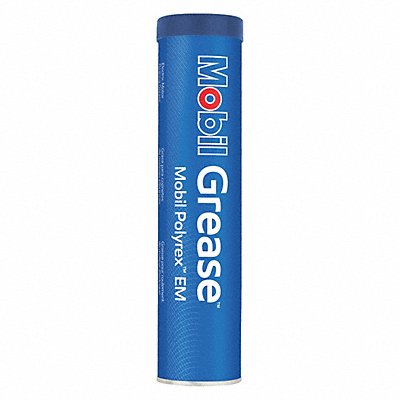 MOBIL 124050 Polyrex EM Motor Grease Cartridge 14 oz