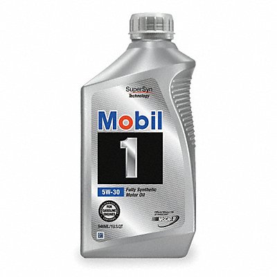 MOBIL 124315 Engine Oil 5W-30 Full Synthetic 1qt