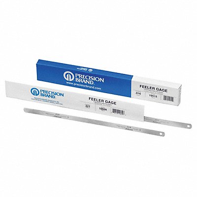PRECISION BRAND 19260 Feeler Gauge 0.0050x12 L PK12