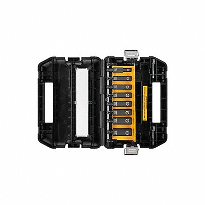 DEWALT DW22838 Impact Socket Set Steel Black Oxide 7/16- 7/8 in