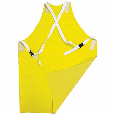 SALISBURY 36617 Flame Resistant Ins. Apron Yellow 42 In