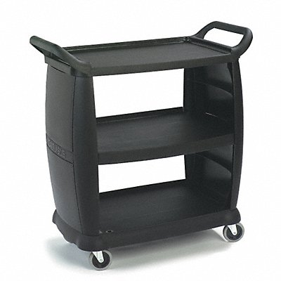 GRAINGER CC203603 Bussing Cart 36 1/4 in L Plastic