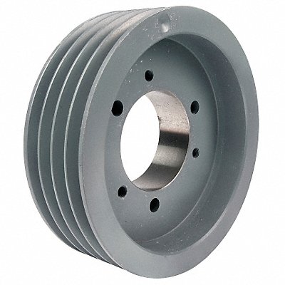 GRAINGER 904B V-Belt Pulley Detachable 4Groove 9.35 OD