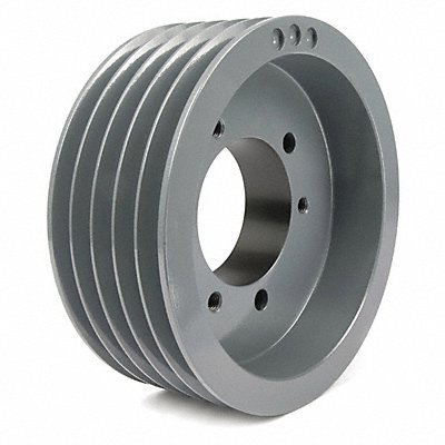 GRAINGER 3V505 V-Belt Pulley Detachable 5 Groove 5 OD