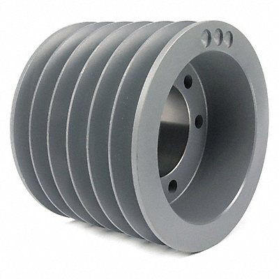 GRAINGER 1006C V-Belt Pulley Detachable 6 Groove 10.4 OD