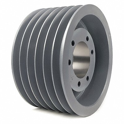 GRAINGER 1206C V-Belt Pulley Detachable 6 Groove 12.4 OD