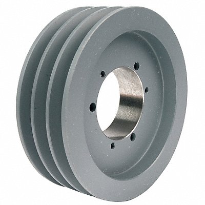 GRAINGER 903B V-Belt Pulley Detachable 3 Groove 9.35 OD