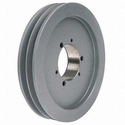 GRAINGER 902B V-Belt Pulley Detachable 2 Groove 9.35 OD