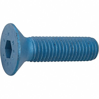 METRIC BLUE UST193582 Flat Head Socket Screw Steel M3-0.5 8mm L PK25