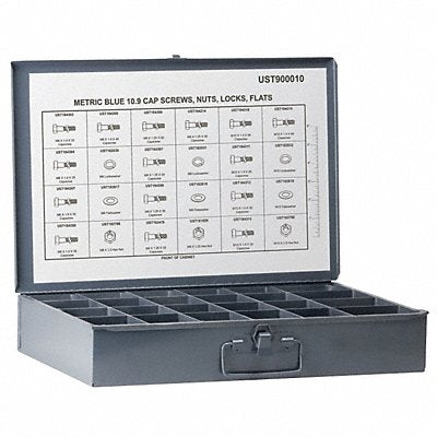 METRIC BLUE UST900010 HexHeadCap Screw Assortment No ofPieces 390