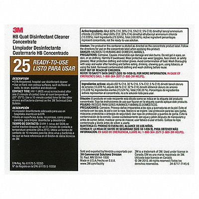 TOLCO 340425 Secondary Bottle Label Gloss Paper PK12