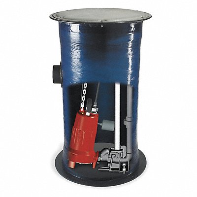 LIBERTY PUMPS 2448LSG202 2 HP Grinder Pump System 208/230VAC