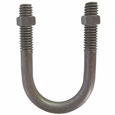 GRAINGER U175670370050 Standard U-Bolt Inside 304 SS H 2 1/4 in PK10