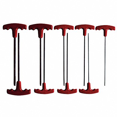 WESTWARD 5YUU0 Hex Key Set T 9 in