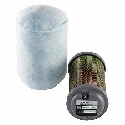 FUJI ELECTRIC F123 Inlet Filter W/ Cover 3.87 OD Threaded