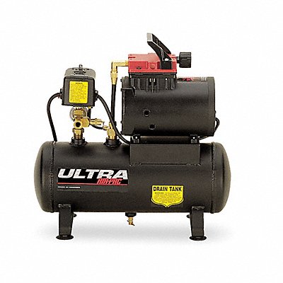THOMAS T617HDN Portable Air Compressor 2 gal Hot Dog