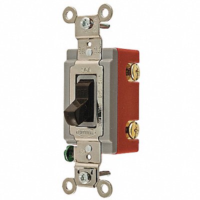 HUBBELL HBL1224 Wall Switch Brown 20 A Back Side 4-Way