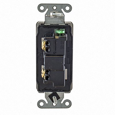HUBBELL DS120GY Wall Switch Grey 20A Back Side Single Pole