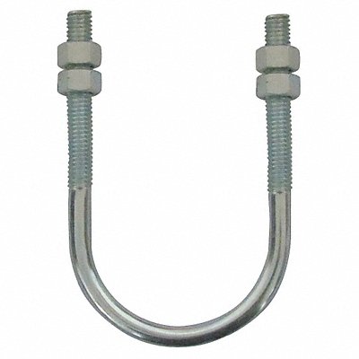 GRAINGER U172770250100 Standard U-Bolt Inside H 3 7/16 in