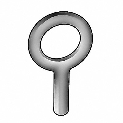 KEN FORGING K2002BLANK Machinery Eye Bolt Shank D 5/16 in