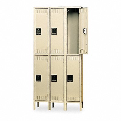 TENNSCO DTS1218363SAND F0448 Wardrobe Locker 2x3Locker Sand 78 x36 x18 Assm