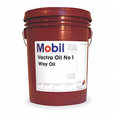 MOBIL 100705 Way Oil Amber Mineral 5 gal.
