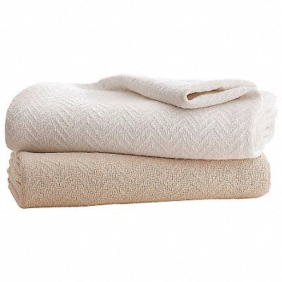 GRAND PATRICIAN 1B07333 Blanket Queen 90x90 in Natural PK2