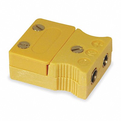 TEMPCO TCAR1009 Thermocouple Jack K Yellow QD Glss Filled