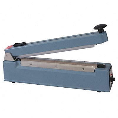 GRAINGER 5ZZ35 Poly Bag Sealer Countertop Mount Hand Op