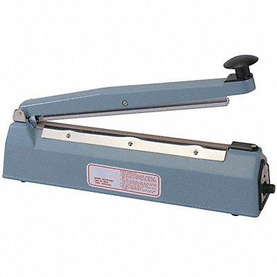 GRAINGER 5ZZ40 Poly Bag Sealer Countertop Mount Hand Op