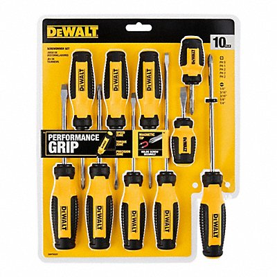 DEWALT DWHT65201 Screwdriver Set Fixed Bar 10-Piece